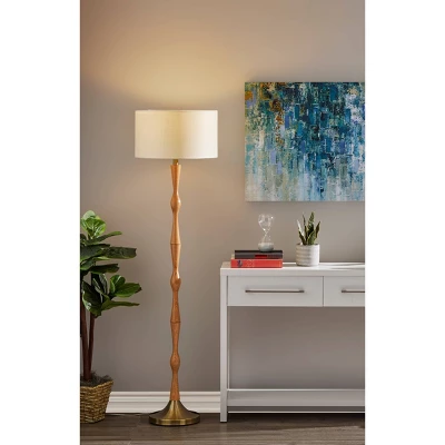 Eve Floor Lamp Natural - Adesso 1 Eve Floor Lamp Natural - Adesso