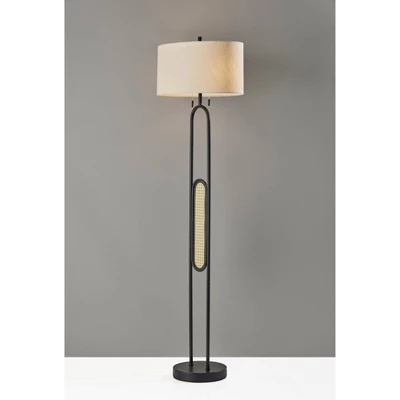 Levy Floor Lamp Black - Adesso 5 Levy Floor Lamp Black - Adesso - Image 5