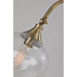 Bradford Floor Lamp (Includes Light Bulb) Antique Brass - Adesso -Adesso Sales GUEST b479450e 6762 48ae ba1d 4d2c415d11c8