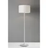 60" Oslo Collection Floor Lamp White - Adesso