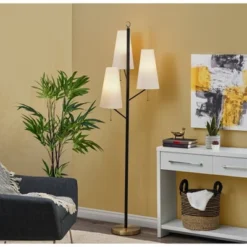 Daniel Floor Lamp Black - Adesso -Adesso Sales GUEST bb933b94 dd95 475d b643 eb825c403ec8