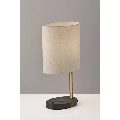 Curtis AdessoCharge Wireless Charging Table Lamp Black/Brass - Adesso 3 Curtis AdessoCharge Wireless Charging Table Lamp Black/Brass - Adesso - Image 3