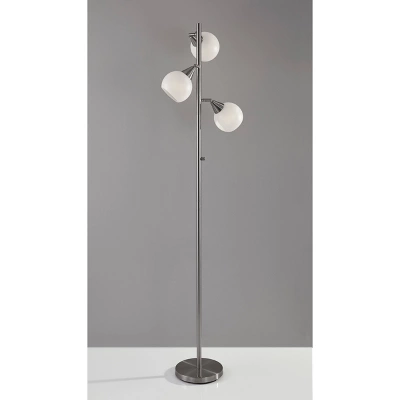 71" Phillip Tree Lamp Steel - Adesso 2 71" Phillip Tree Lamp Steel - Adesso - Image 2