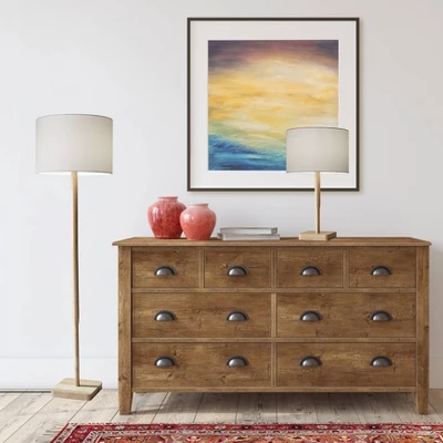 Ellis Floor Lamp Natural/Brown - Adesso 2 Ellis Floor Lamp Natural/Brown - Adesso - Image 2