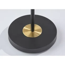 LED Vega Torchiere Black/Brass (Includes LED Light Bulb) - Adesso -Adesso Sales GUEST c5e85d5c b631 4771 8840 8988526066cc