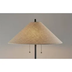 Palmer Walnut Floor Lamp Black - Adesso -Adesso Sales GUEST ca1bd4cd ae92 4544 93b3 d637ef7eb54e