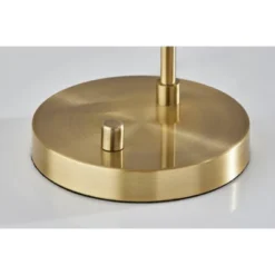 Nina Table Lamp Antique Brass (Includes LED Light Bulb) - Adesso -Adesso Sales GUEST ca580289 6088 4116 a86f 7db05f1c361b