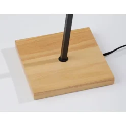 Wren Floor Lamp Black (Includes Light Bulb) - Adesso -Adesso Sales GUEST d059cfb3 ca70 470c b810 a0079830ad70