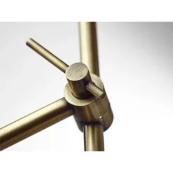 LED Vera Floor Lamp Antique Brass (Includes LED Light Bulb) - Adesso -Adesso Sales GUEST d0b7ef29 fa3b 4fc0 bf2d fbc4febf196b