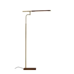 50.5" X 62.5" 3-way Barrett Floor Lamp (Includes LED Light Bulb) Brass - Adesso -Adesso Sales GUEST d254fca3 0de4 4586 be66 87288e61d140