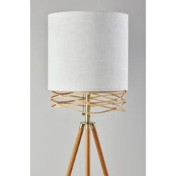 Melanie Floor Lamp Natural - Adesso -Adesso Sales GUEST d3061661 cc1d 4d5b 9bad f4645f88a3d4