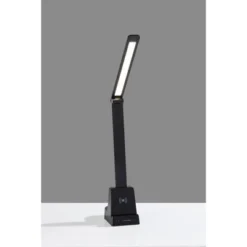 Cody LED Wireless Charging Desk Lamp With Smart Switch (Includes LED Light Bulb) Matte Black - Adesso -Adesso Sales GUEST d37b267c 0008 44bc bd39 119e14e0d006