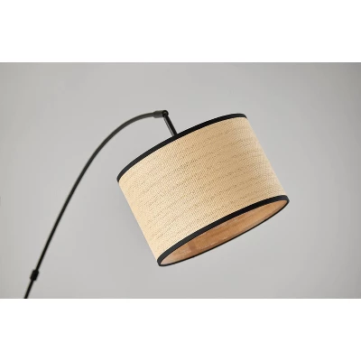 3 Arm Bowery Arc Lamp Black - Adesso 3 3 Arm Bowery Arc Lamp Black - Adesso - Image 3