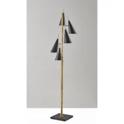 71.5" Owen Tree Lamp Black - Adesso -Adesso Sales GUEST d4c298a9 984a 428d 9a7a fc2af7eb43b1