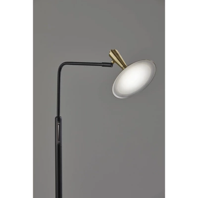 Lucas Floor Lamp (Includes LED Light Bulb) Black - Adesso 3 Lucas Floor Lamp (Includes LED Light Bulb) Black - Adesso - Image 3