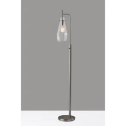 Layla Floor Lamp Brushed Steel - Adesso -Adesso Sales GUEST d7412c1c 2023 4c23 abf1 cbb36605656d