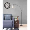 Bowery Arc Lamp Black/Red - Adesso