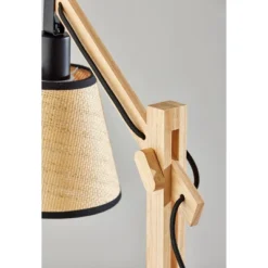 Walden Natural Wood Table Lamp Black - Adesso -Adesso Sales GUEST d8d36527 398b 43f3 b2cd 7552ea1a22ca