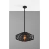 7" Kingston Pendant Ceiling Light Black - Adesso
