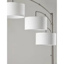 Cabo Arc Lamp Brushed Steel - Adesso -Adesso Sales GUEST d9d14341 59fe 4c94 9d47 1af8aa78a2a7
