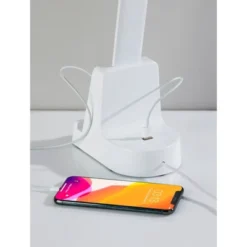 Cody LED Wireless Charging Desk Lamp With Smart Switch (Includes LED Light Bulb) Matte White - Adesso -Adesso Sales GUEST daa91501 12e3 4938 bf53 9209ce660b5a