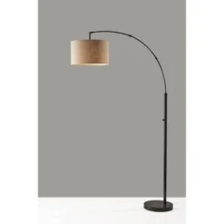 Preston Arc Lamp Dark Bronze - Adesso -Adesso Sales GUEST dc34d43a 003b 40d8 9073 0114220d4fb0