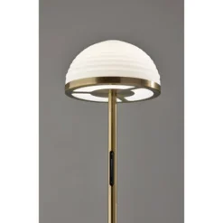 Juliana Floor Lamp With Smart Switch Antique Brass (Includes LED Light Bulb) - Adesso -Adesso Sales GUEST dd3f5293 01ba 4cfa b1f4 603224060f14