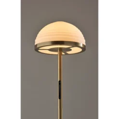 Juliana Floor Lamp With Smart Switch Antique Brass (Includes LED Light Bulb) - Adesso -Adesso Sales GUEST e0273c33 6cca 40a3 9499 52e1d876bbcb