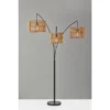 82" Cabana Collection 3-Arm Arc Lamp Black - Adesso
