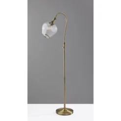 Bradford Floor Lamp (Includes Light Bulb) Antique Brass - Adesso -Adesso Sales GUEST e23bc9ad e2da 4d42 ae0f 6f6c96625e64