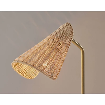 Cove Table Lamp Antique Brass - Adesso 3 Cove Table Lamp Antique Brass - Adesso - Image 3