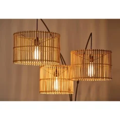 82" Cabana Collection 3-Arm Arc Lamp Black - Adesso -Adesso Sales GUEST e7298a67 1d8a 4a22 806c 02c7f6dbe4b9