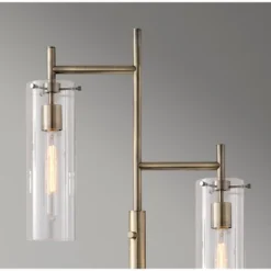 Dalton Floor Lamp (Includes Light Bulb) Brass - Adesso -Adesso Sales GUEST e8a3e245 a0ac 4e05 a6f9 53ea238e7d2a