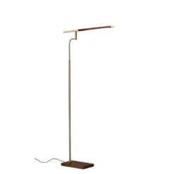 50.5" X 62.5" 3-way Barrett Floor Lamp (Includes LED Light Bulb) Brass - Adesso -Adesso Sales GUEST e951f8fa d3f6 482a 9ac0 c1eafdf6677d