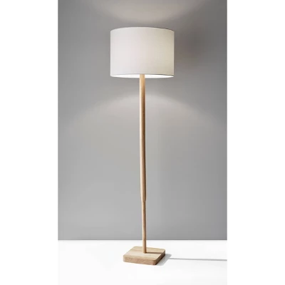 Ellis Floor Lamp Natural/Brown - Adesso 3 Ellis Floor Lamp Natural/Brown - Adesso - Image 3