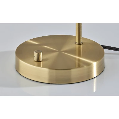 Cove Table Lamp Antique Brass - Adesso 4 Cove Table Lamp Antique Brass - Adesso - Image 4