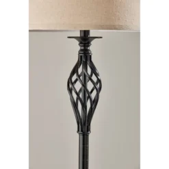 Raymond Floor Lamp Black - Adesso