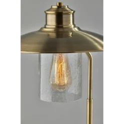Kieran Table Lamp Antique Brass (Includes LED Light Bulb) - Adesso