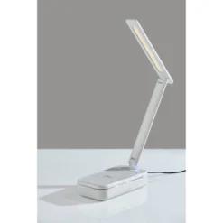 UV-C Sanitizing Table Lamp With Wireless Charging And Smart Switch White (Includes LED Light Bulb) - Adesso -Adesso Sales GUEST f242b6dd 5328 4e04 9ccd cf2a7217070c