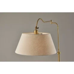 Rodeo Floor Lamp Antique Brass - Adesso -Adesso Sales GUEST f273de93 3555 4aa3 859c 595d1688f62a