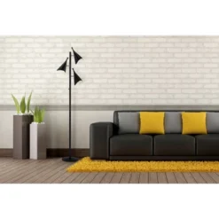 68" Draper Collection 3-Arm Tree Lamp Black - Adesso -Adesso Sales GUEST f6a45764 d09c 45f0 be98 b185946bffc7