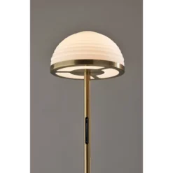 Juliana Floor Lamp With Smart Switch Antique Brass (Includes LED Light Bulb) - Adesso -Adesso Sales GUEST f6b9eac7 faef 4fd5 aa0d a616f437322c
