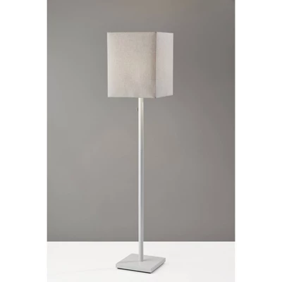 Estelle Floor Lamp Matte White - Adesso 3 Estelle Floor Lamp Matte White - Adesso - Image 3
