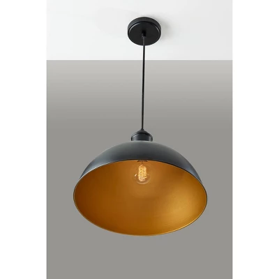Wallace Pendant Black - Adesso 1 Wallace Pendant Black - Adesso