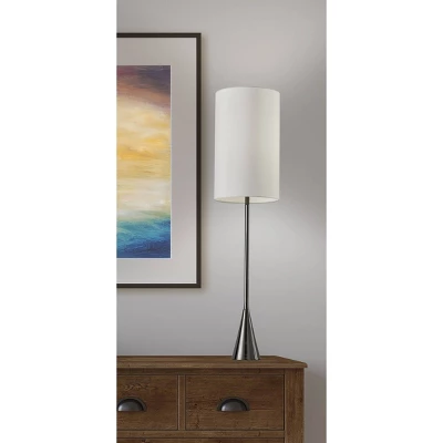 Bella Table Lamp Black Nickel - Adesso 2 Bella Table Lamp Black Nickel - Adesso - Image 2