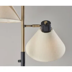 Matthew Tree Lamp Black W. Antique Brass - Adesso -Adesso Sales GUEST fc94e653 f9e5 475e bfc9 6d5a60199fc2
