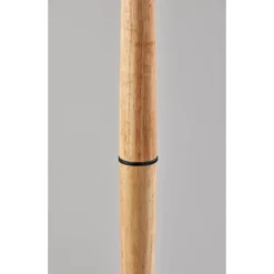 Cayman Natural Wood Floor Lamp Black - Adesso -Adesso Sales GUEST fd41fda5 aec2 4e50 8a16 d091b56946e8